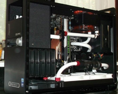 Here is another example of one of our water cooled gaming computers built by Richard our head technician.