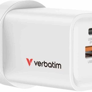 Verbatim 35W GaN Charger with 1x USB-C and 1x USB-A